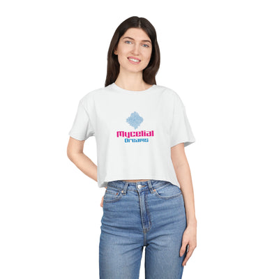 Mycelial Dream ~ Women's Crop Tee