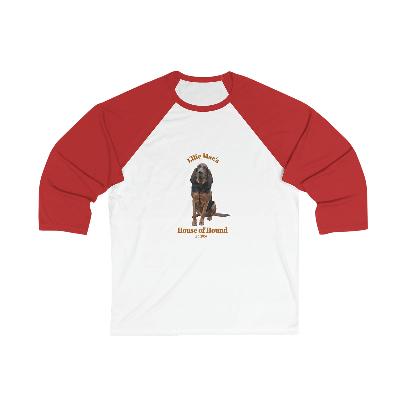 House of Hound ~  3\4 Sleeve Baseball Tee