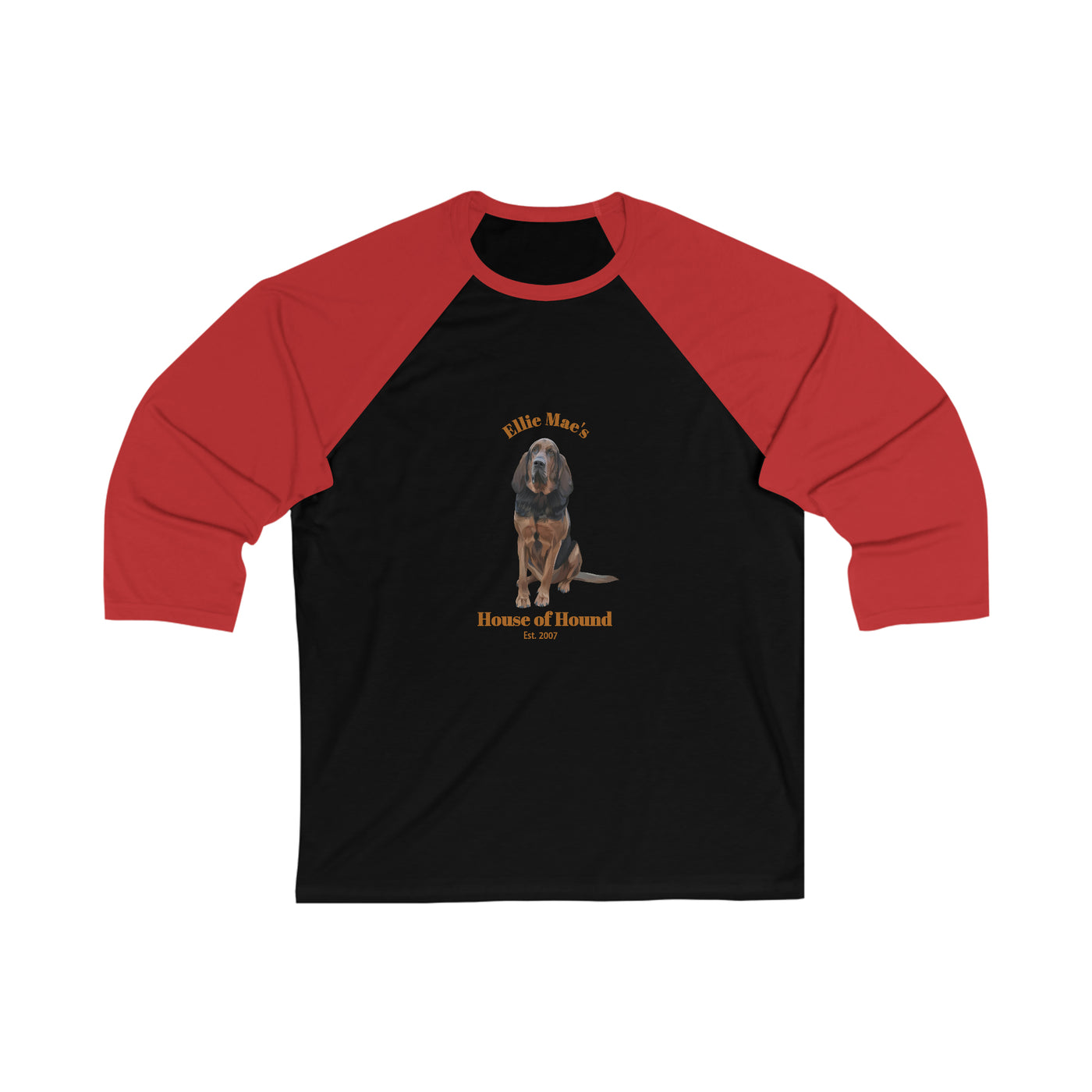 House of Hound ~  3\4 Sleeve Baseball Tee