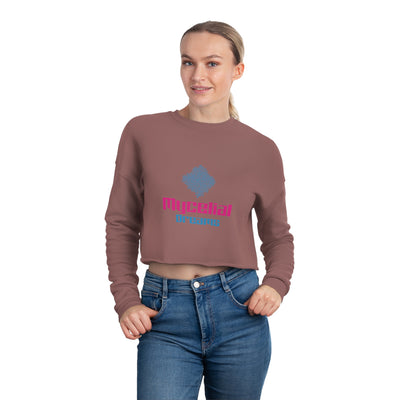 Mycelial Dream ~ Women's Cropped Sweatshirt