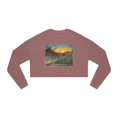 The Jerk ~ Women's Cropped Sweatshirt