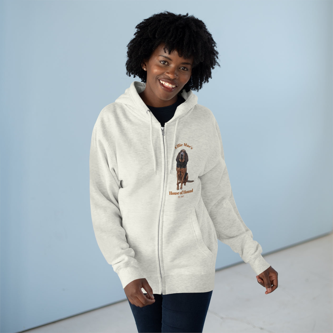 House of Hound ~ Full Zip Hoodie