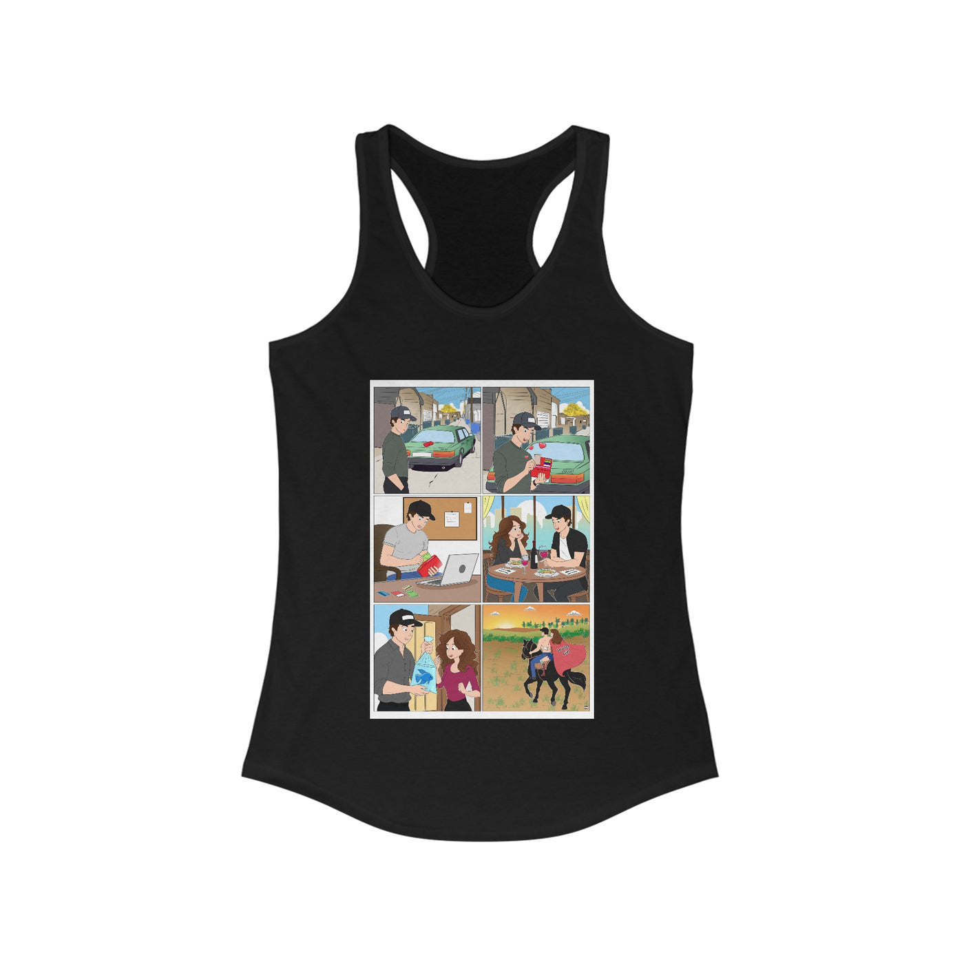 Wallet Girl ~ Women's Racerback Tank