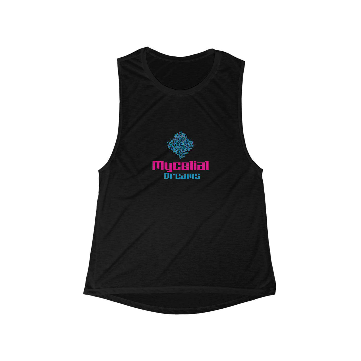 Mycelial Dream ~ Women's Flowy Scoop Muscle Tank