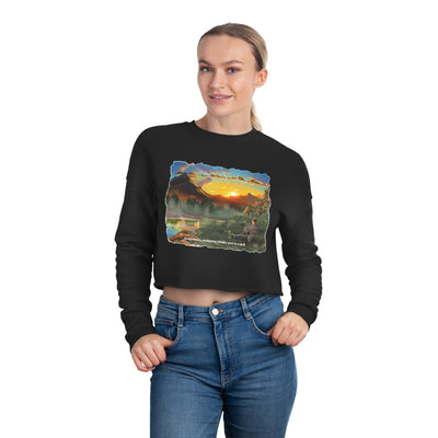 The Jerk ~ Women's Cropped Sweatshirt