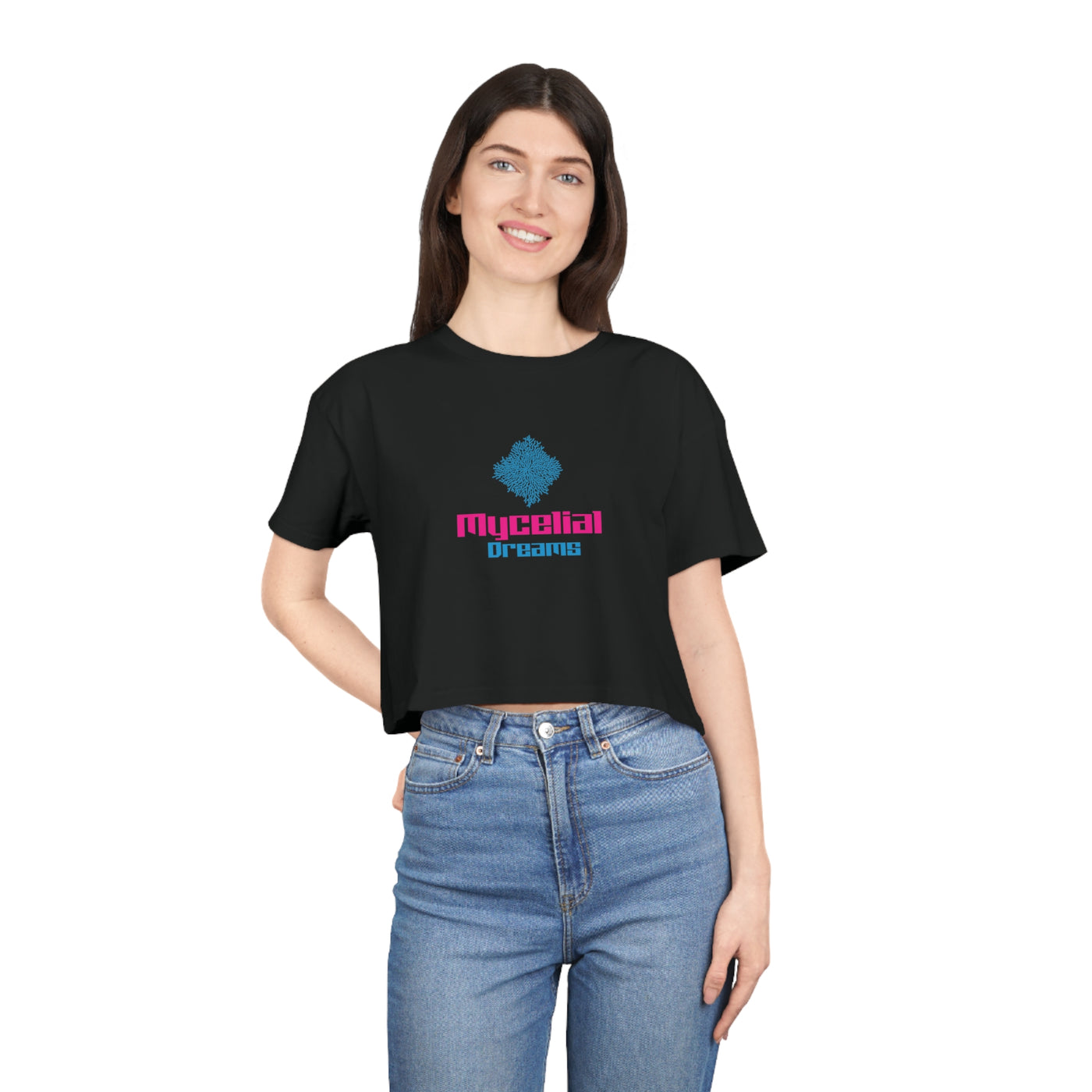 Mycelial Dream ~ Women's Crop Tee