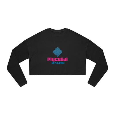 Mycelial Dream ~ Women's Cropped Sweatshirt