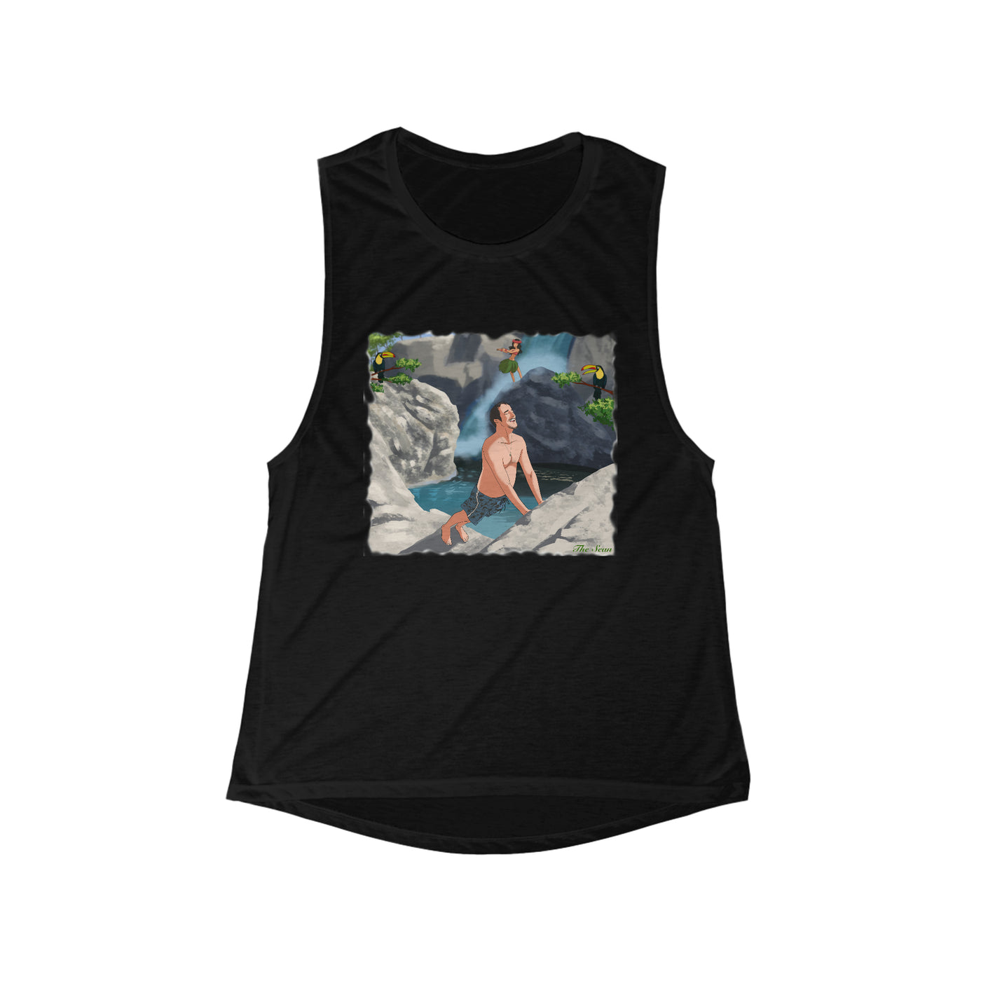 The Sean ~ Women's Flowy Scoop Muscle Tank